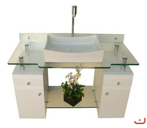 Bancada de Pia em Vidro