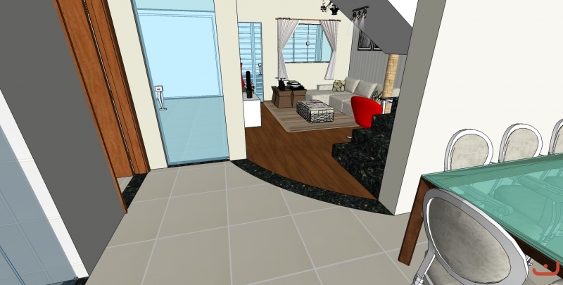 Fachada em Vidro Temperado Cristal Incolor 08 mm