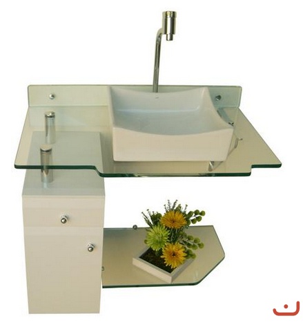 Bancada de Pia em Vidro